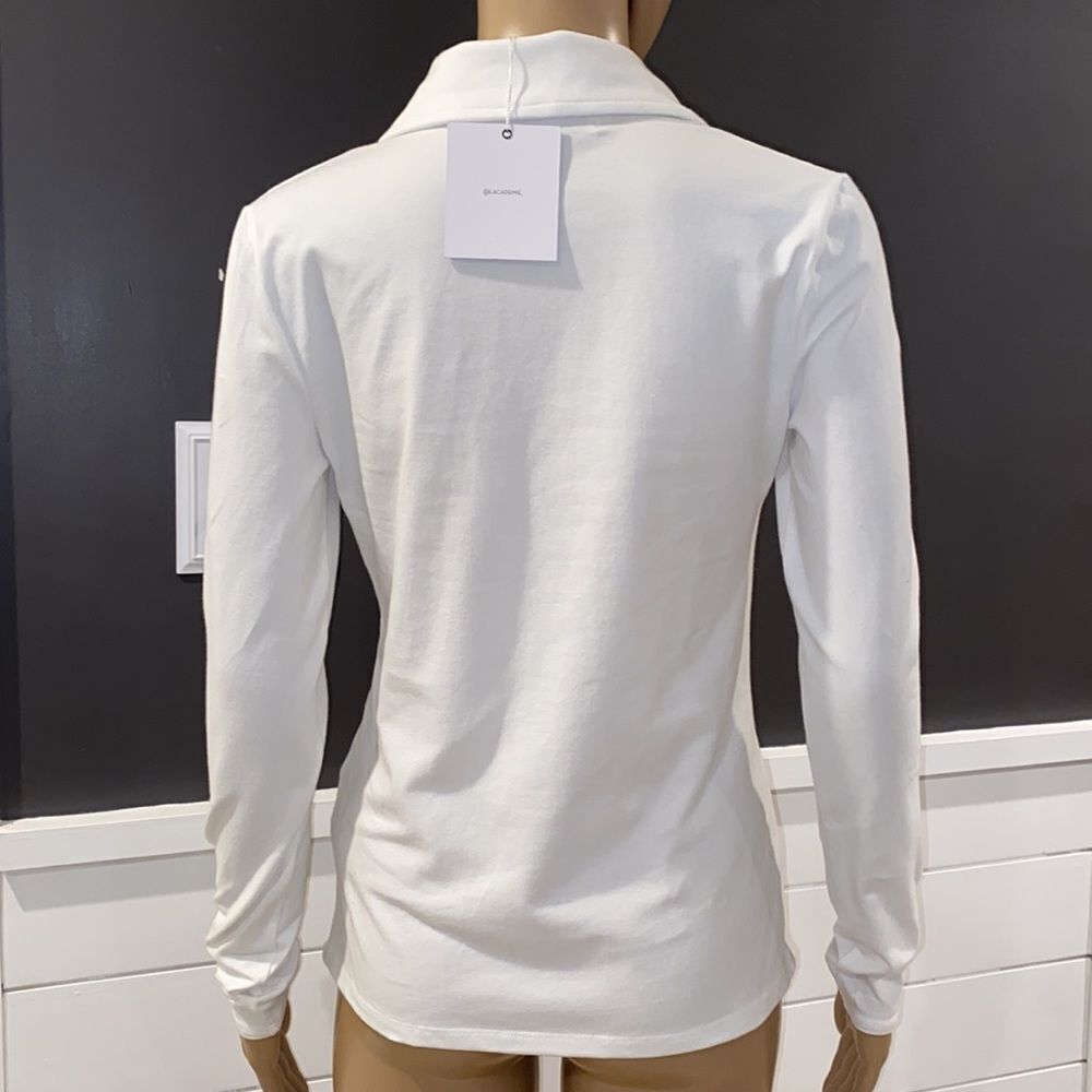 NWT L'Academie The Amarine Top in White - Picture 10 of 10